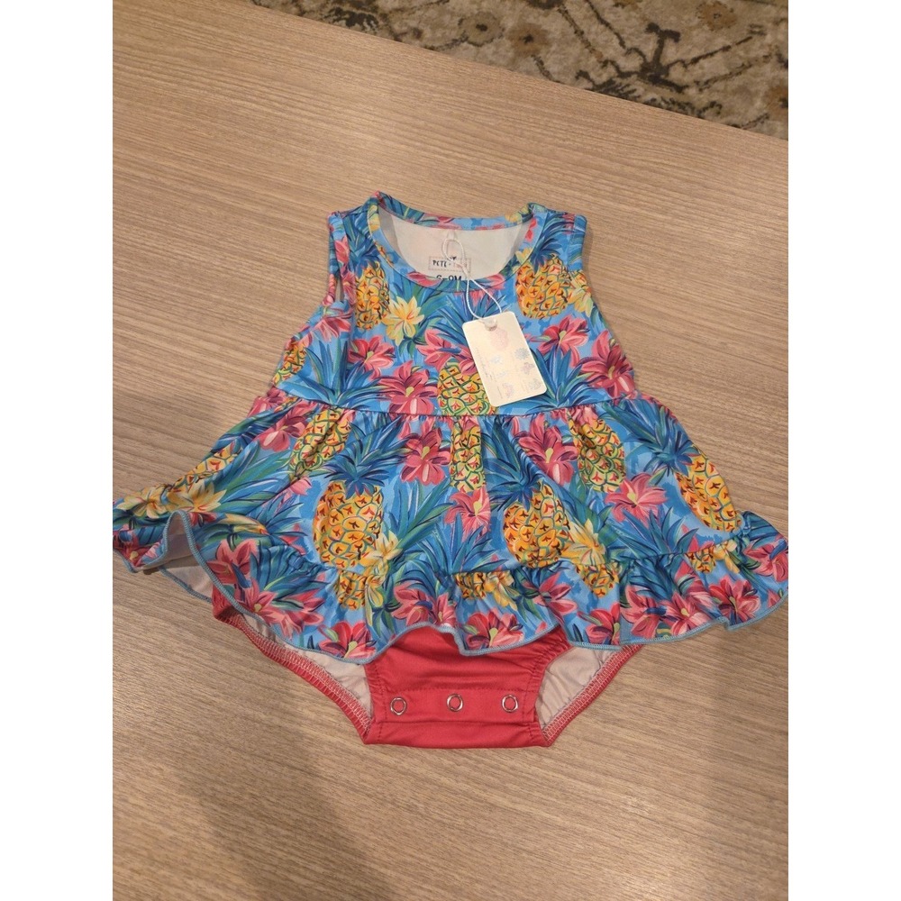 Pete & Lucy Pretty‎ Pineapples Infant Romper Size 3-6m